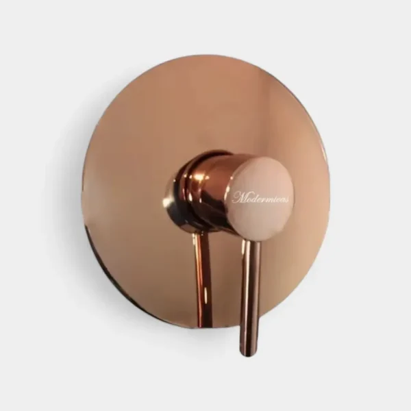 Grifo monocontrol ducha INNOVA HOGAR en bronce - diseño circular moderno con maneta ergonómica