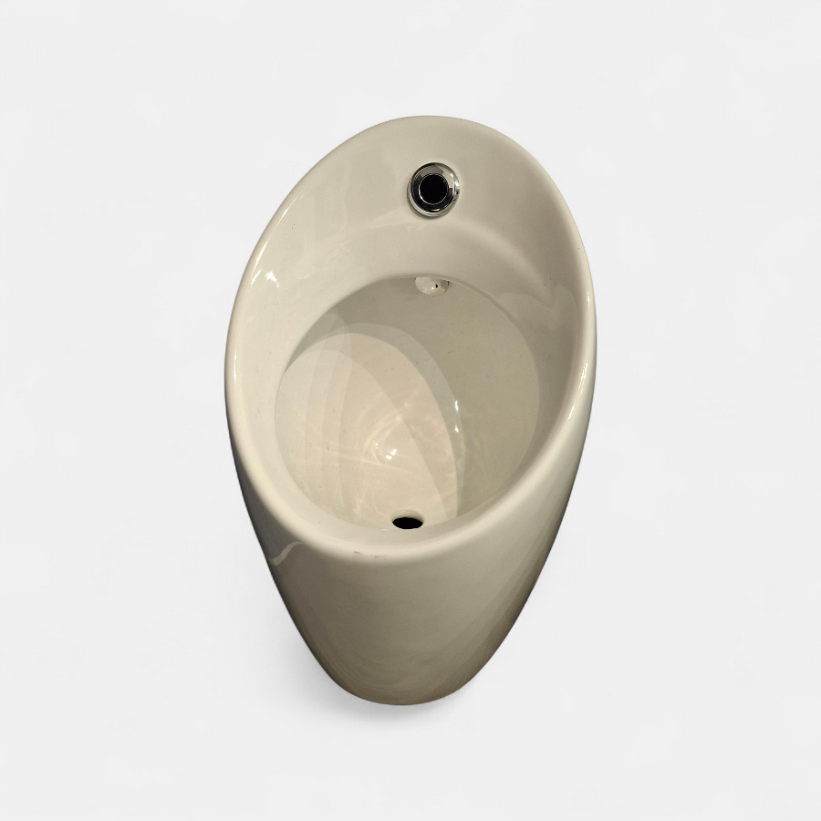 Orinal pequeño en color blanco, diseño moderno y elegante de Innova Hogar, ideal para baños compactos y funcionales.