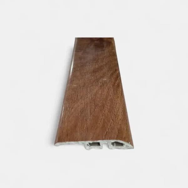 Perfiles reductores en PVC color madera oscura - Innova Hogar
