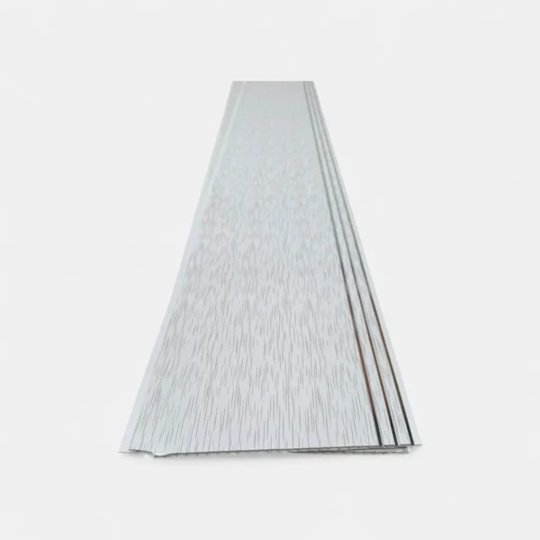 Panel de techo PVC con diseño gris textura 3 líneas borde - Ideal para techos modernos y duraderos en INNOVA HOGAR