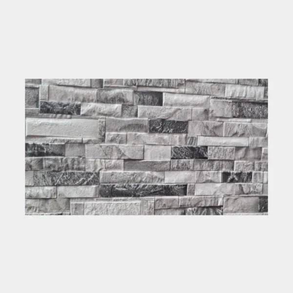 Cerámica 30x60 tipo piedra natural en gris oscuro con vetas negras para fachadas rústicas – Innova Hogar