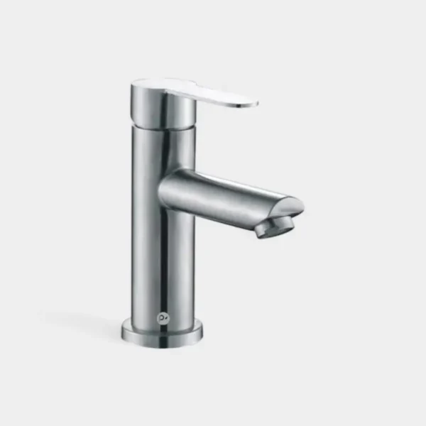 Llave de lavamanos Torre pequeña, grifería de diseño compacto y elegante de Innova Hogar, ideal para baños modernos.