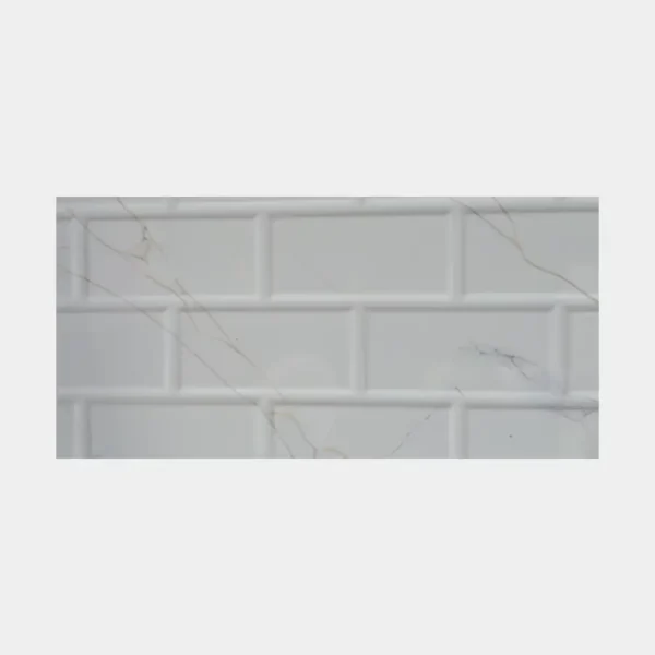 Cerámicas, para Paredes con diseño rectificadas tipo ladrillo vetas grises Innova Hogar, ideal para decoración de interiores modernos y elegantes